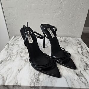 WEN Black Strappy Heels